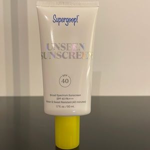 New Supergoop! Unseen Sunscreen SPF 40